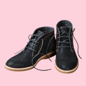 Clarks Atticus LT Mid Black Leather Ankle Boots