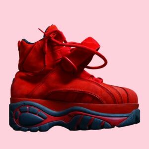 Red Retro Unisex Buffalo Shoes