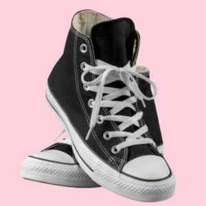 Urban Edge Black High-Top Sneakers for Men