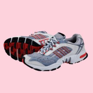 Vintage Boreal "Terra Trek" Trail Running Shoes - Grey & Red
